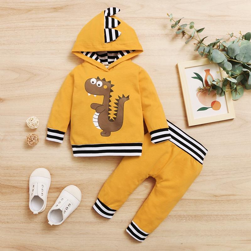 Dinosaur Hooded Set for Baby - PrettyKid