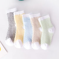 5-piece Cotton Mesh Socks - PrettyKid