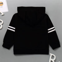 Girls Striped Long Sleeve Letter Printed Hooded T-shirts Wholesale - PrettyKid