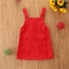 Girls Solid Color Pocket Trendy Suspender Dress Wholesale Girl clothes - PrettyKid