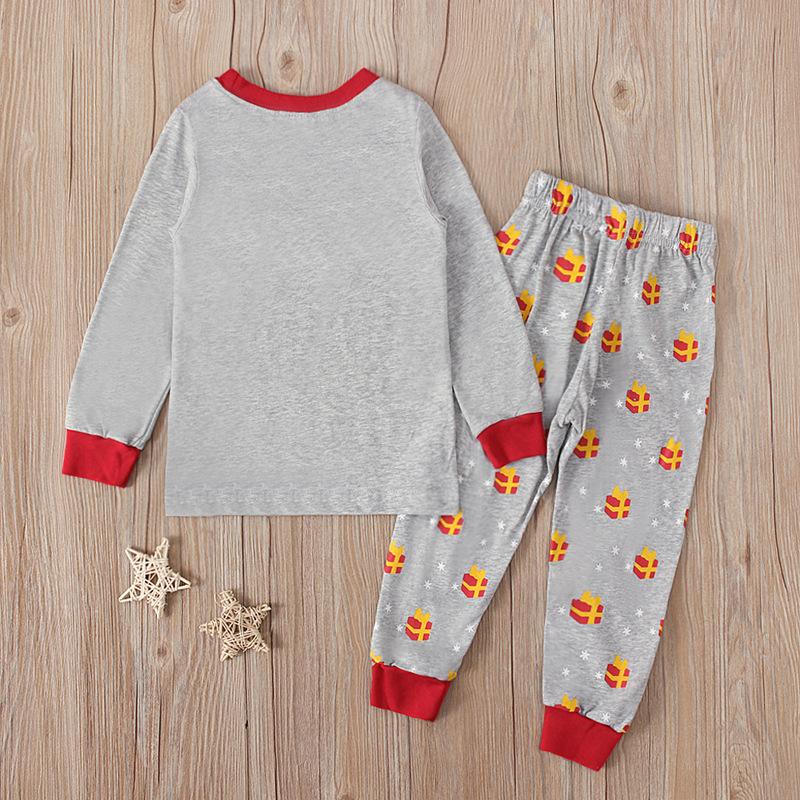 Unisex Christma Santa Claus & Gift Box Pattern Suits Boys Casual Suits - PrettyKid