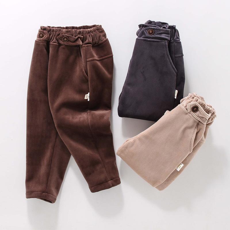 Boys Casual Solid Color Pants Wholesale Boys Clothes - PrettyKid