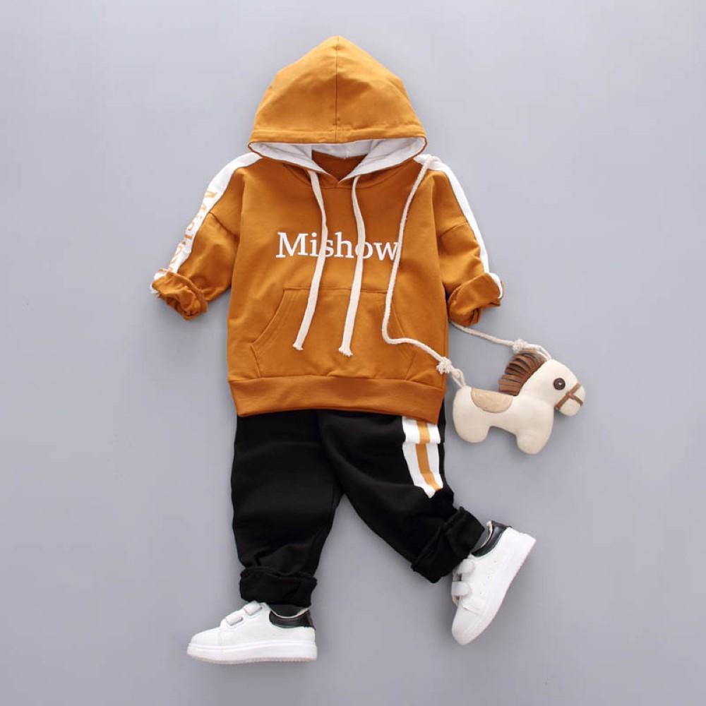 Boys Letter Printed Sport Suits Boys Clothes Wholesale - PrettyKid