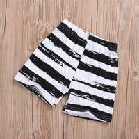 Boys Pocket Striped Short Sleeve Top & Shorts Wholesale Boy Suit - PrettyKid