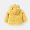 Unisex Cute Ear Hooded Solid Outerwear Boys Boutique Clothing Wholesale - PrettyKid
