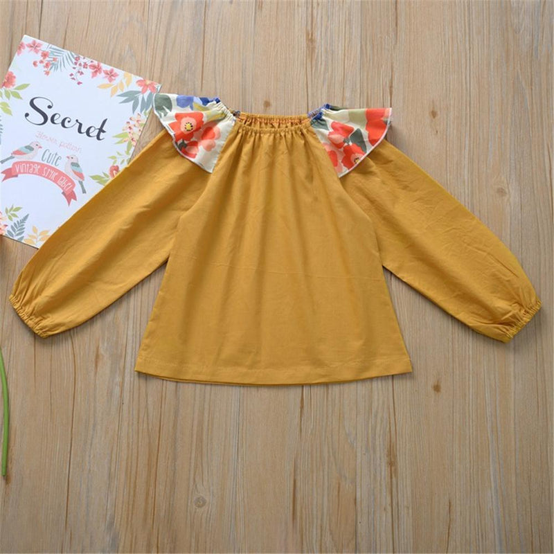 Girls Floral Long Sleeve Top & Skirts Wholesale Girl Clothing - PrettyKid