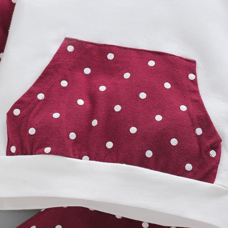 Baby Unisex Polka Dot Long Sleeve Top & Pants Baby Clothes Wholesale Supplier - PrettyKid