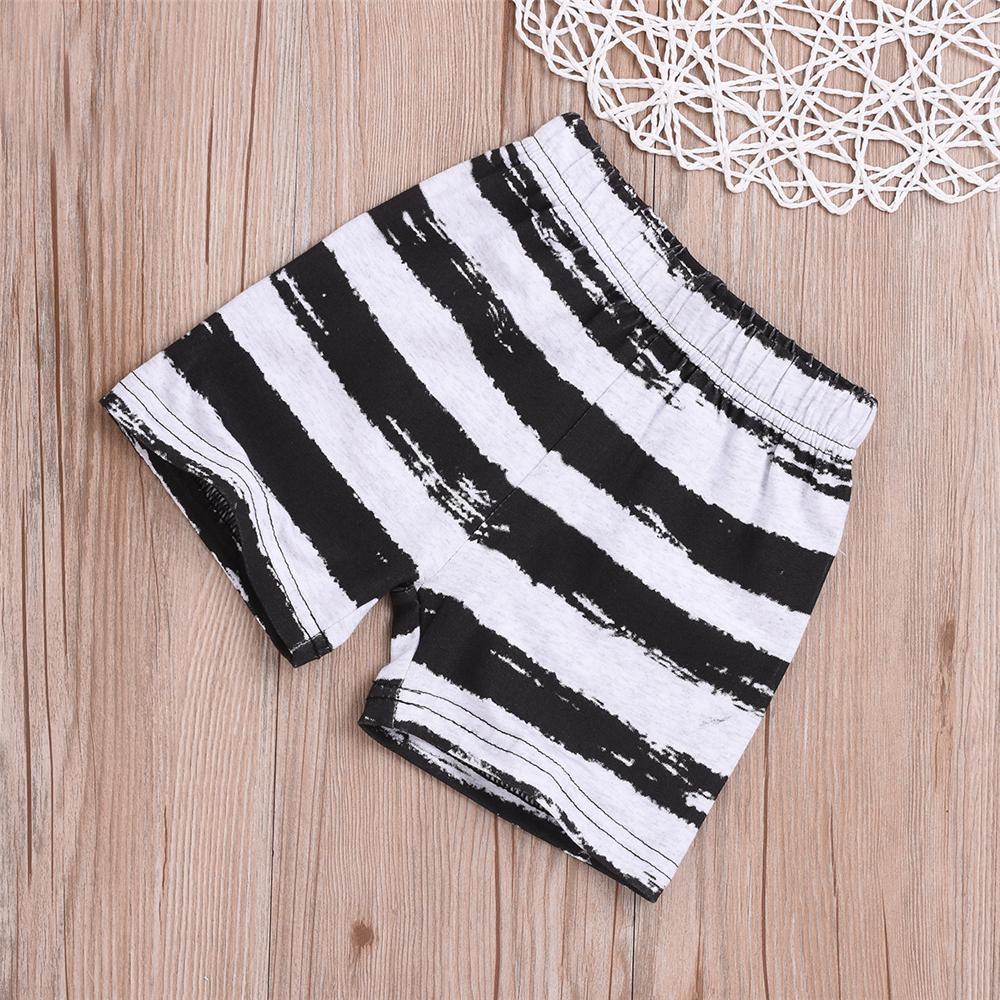 Boys Pocket Striped Short Sleeve Top & Shorts Wholesale Boy Suit - PrettyKid