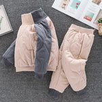 Boys Long Sleeve Pocket Warm Top & Pants Boy Boutique Clothing Wholesale - PrettyKid