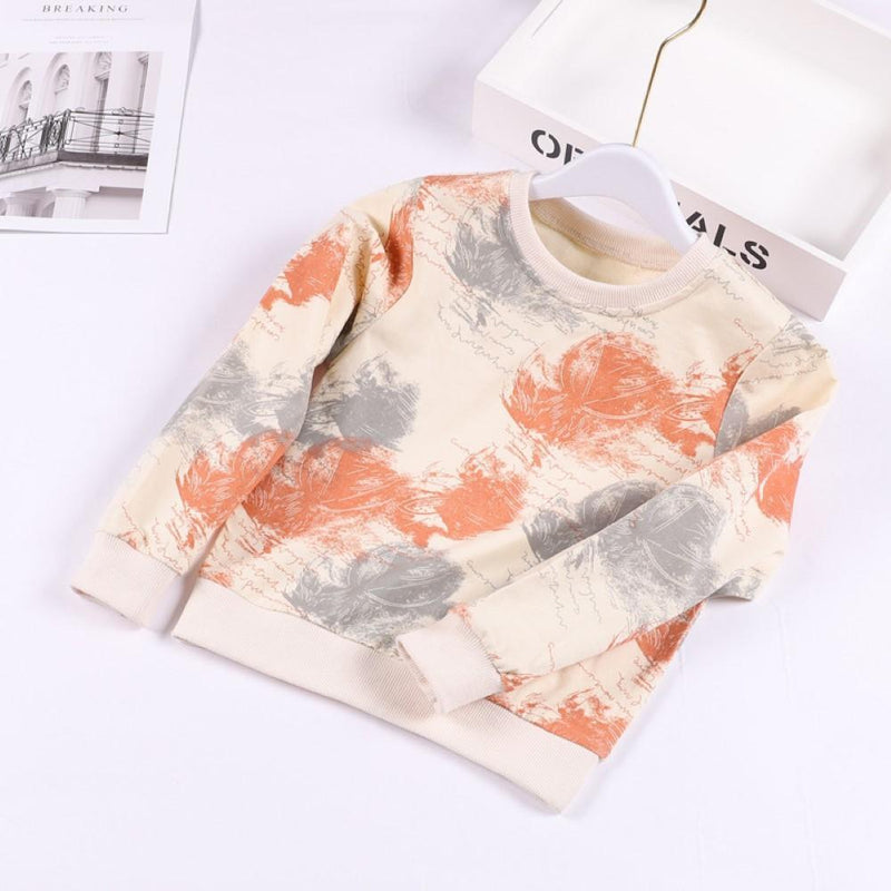 Kid Unisex Camouflage Round Neck Top Wholesale Boys Boutique Clothing - PrettyKid