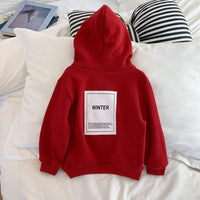 Kid Boys Letter Printed Hooded Top Wholesale Boys Clothing - PrettyKid