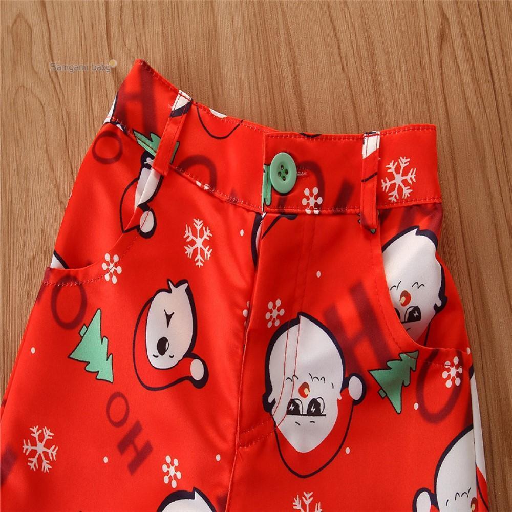 Kid Boys Christmas Cartoon Three-piece Suit Wholesale Toddler Boy Clothes - PrettyKid