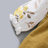 Baby Girls Floral Long Sleeve Doll Collar Top & Suspender Skirt Baby Clothing In Bulk - PrettyKid