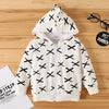 Boys X Pattern Printed Jacket Wholesale Toddler Boy Clothes - PrettyKid