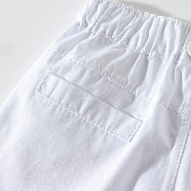 Butterfly Gingham T Shirt Suspender Shorts Boys Suit Sets Wholesale Kidswear - PrettyKid