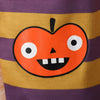 Baby Halloween Set Cartoon Long Sleeve Bodysuits With Pumpkin Striped Pants - PrettyKid