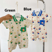 Baby Unisex Cartoon Print Rompers