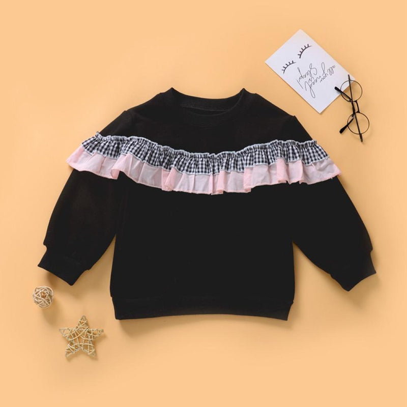 Girls Long Sleeve Casual T-shirts Toddler Girls Wholesale - PrettyKid