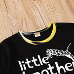 Boys Letter Printed Tiger Printed Top & Pants Kids Wholesale Clothing - PrettyKid