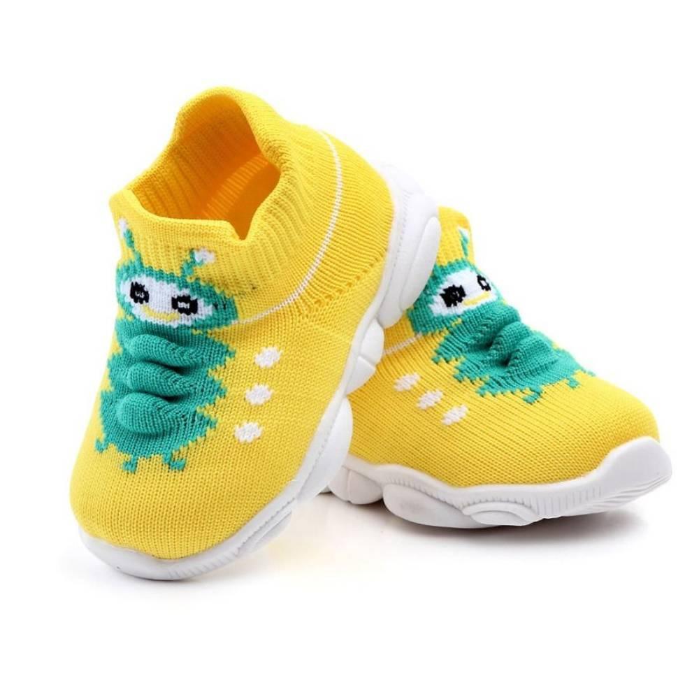 COTTNBABY Unisex Caterpillar Knit Sneaker Shoes For Toddler - PrettyKid