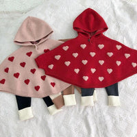 Spring Children's Knitted Sweater Cloak Baby Girls Vendor - PrettyKid