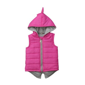 Kids Winter Warm Cartoon Dinosaur Kids Baby Girl Jacket Waistcoat Coat Supplier - PrettyKid