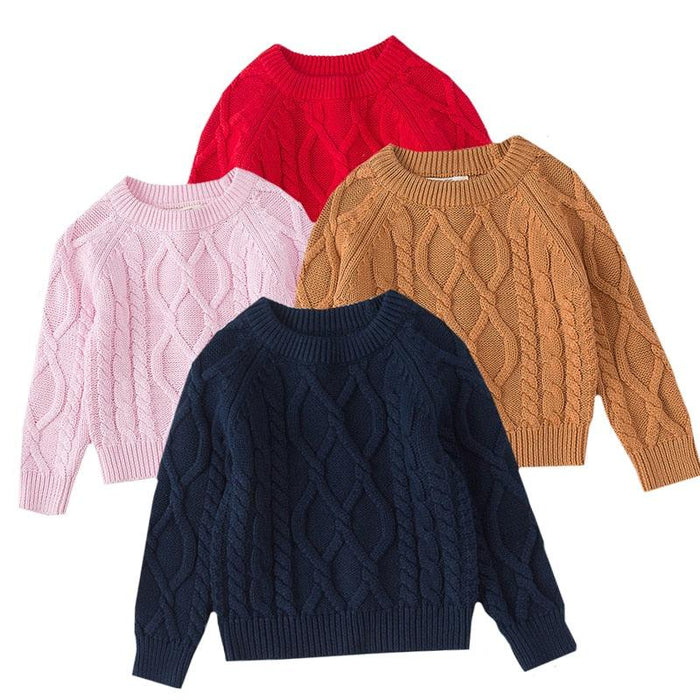 spring Baby Boys Girls Kids Sweaters Winter Pullover Sweater 1-7 Yrs wholesale supplier - PrettyKid