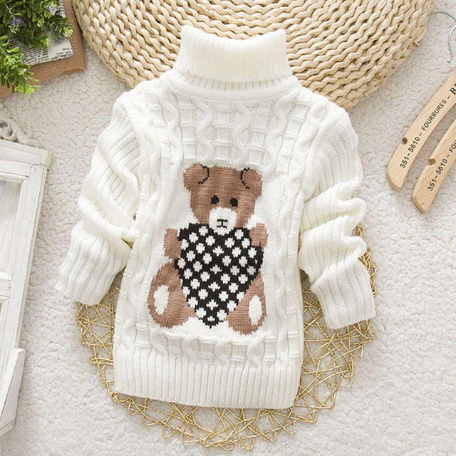 Trendy Winter Baby Sweaters For Girls Fashion Cartoon Knitted Boys Kids Sweaters Children Wholesale - PrettyKid