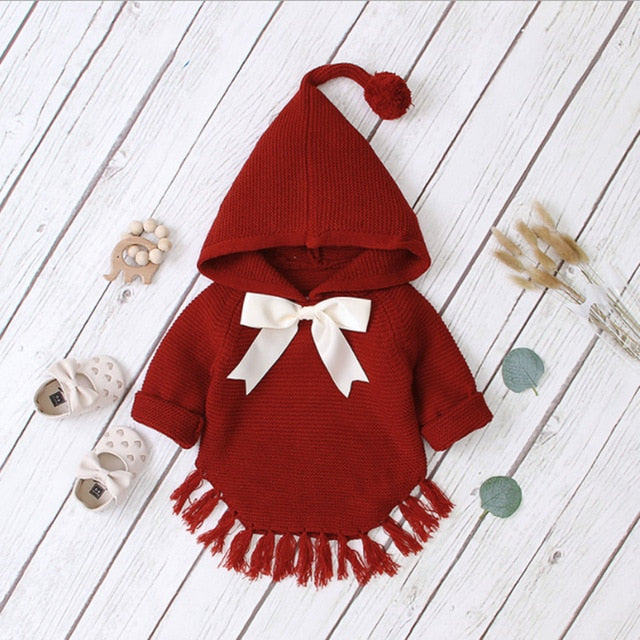 Knitted Sweaters For Baby Boys Girls Cardigan Cartoon Tassel Newborn Baby Cute Winter Outerwear Wholesale - PrettyKid