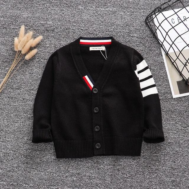 2021 Spring Winter Baby Boys Sweater V-Neck Distributor - PrettyKid