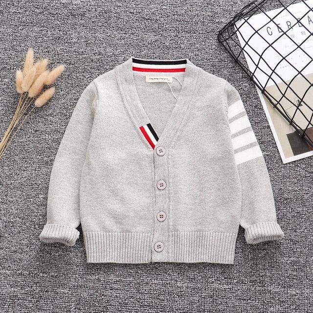 2021 Spring Winter Baby Boys Sweater V-Neck Distributor - PrettyKid