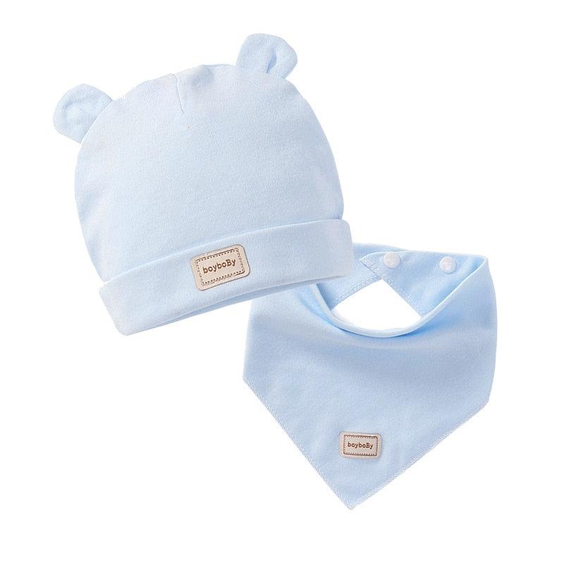 2021 Winter Cute Kids Hat Solid Colors Boys Girls Baby Hats Cotton Baby Hat Infant Caps Vendor - PrettyKid