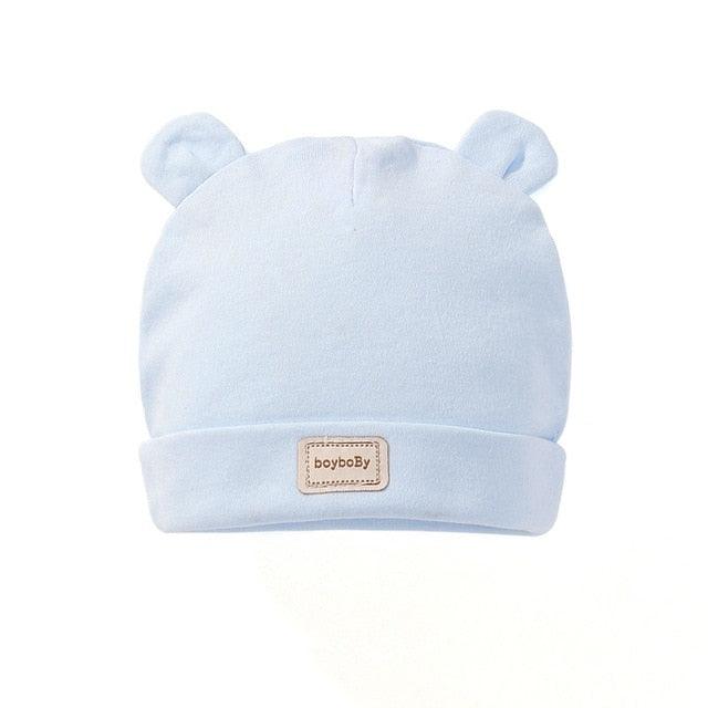 2021 Winter Cute Kids Hat Solid Colors Boys Girls Baby Hats Cotton Baby Hat Infant Caps Vendor - PrettyKid