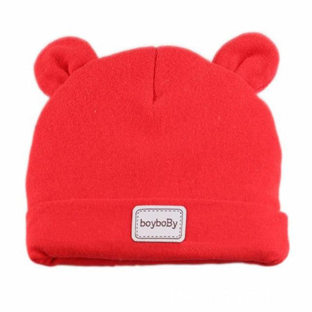 2021 Winter Cute Kids Hat Solid Colors Boys Girls Baby Hats Cotton Baby Hat Infant Caps Vendor - PrettyKid