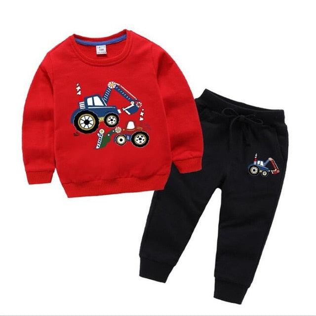 2021 Kids Clothes Set Baby Boys Clothing Toddler Shirt Pant Chirldren Costume Cotton Spring Outfits Clothes Wholesale - PrettyKid