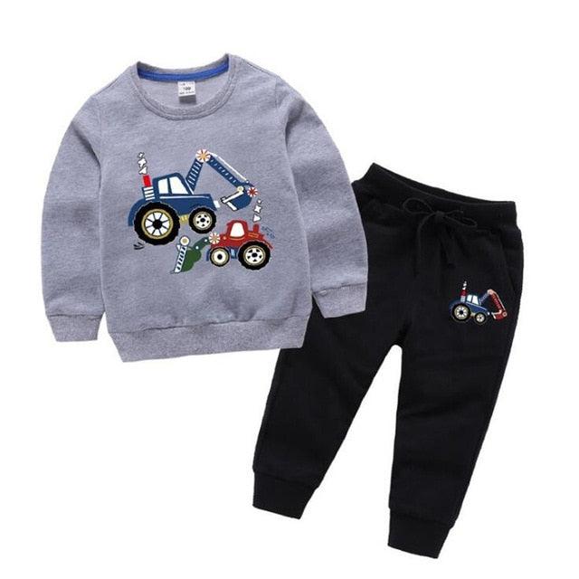 2021 Kids Clothes Set Baby Boys Clothing Toddler Shirt Pant Chirldren Costume Cotton Spring Outfits Clothes Wholesale - PrettyKid