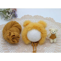 Newborn Infant Knitted Baby Boys Girls Faux Fur Hat Strong Stretch Blanket Supplier - PrettyKid