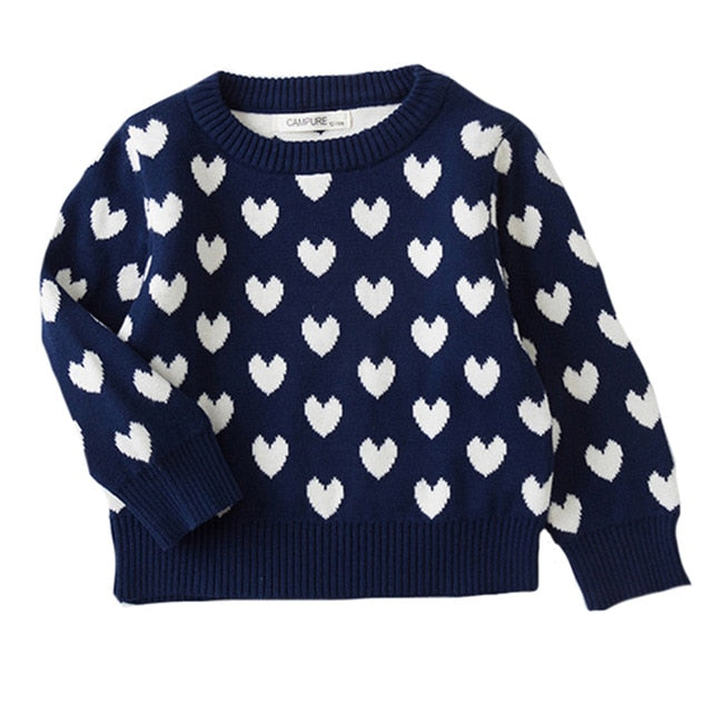 Autumn Children Baby Sweaters Pullover Love Boys Sweaters Winter Girls Sweaters Knit Kids Pullover Casual Boys Clothing 1-6 Yrs - PrettyKid