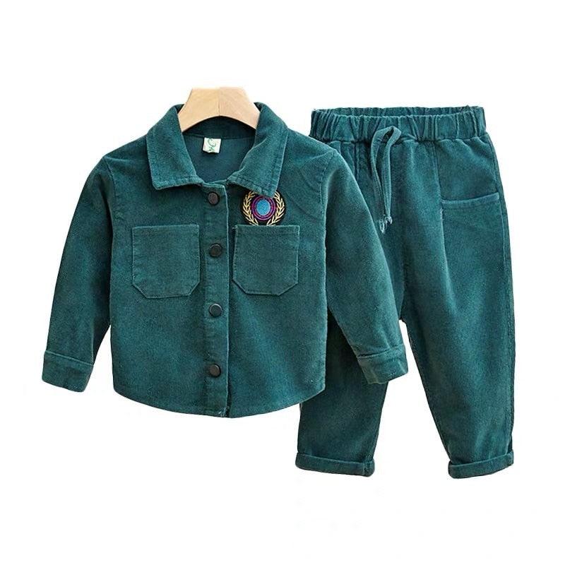 Vintage Baby Boys Clothes Winter Children's Clothing Boys and Girls Suits Kids Clothes for Girls Casual set Wholesale - PrettyKid