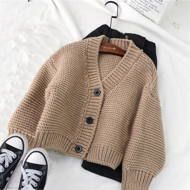 Baby boys and girls cardigan sweater coat sweater kids toddler girl sweater Supplier - PrettyKid