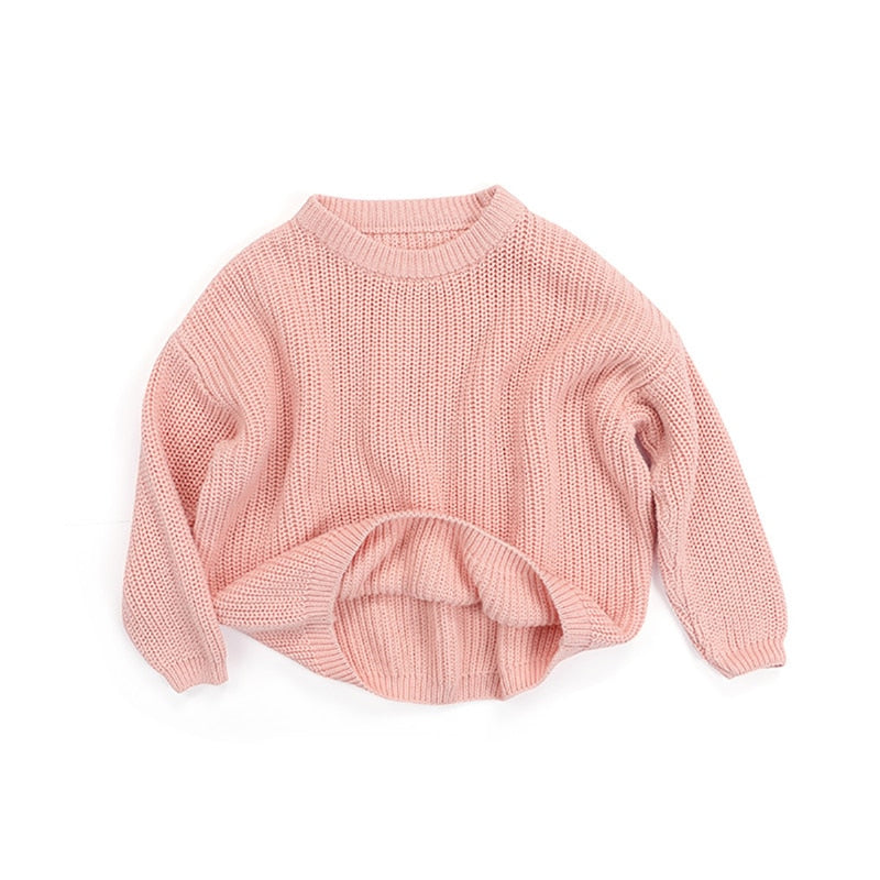 2021 New trendy 0-5 year Newboorn Baby Girl Winter spring Sweaters Long Sleeve O-Neck wholesale Clothing - PrettyKid