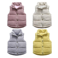 Kid Vest Winter Kids Vest Children Teens Cotton Jackets Vest For 3-10 Years Supplier - PrettyKid