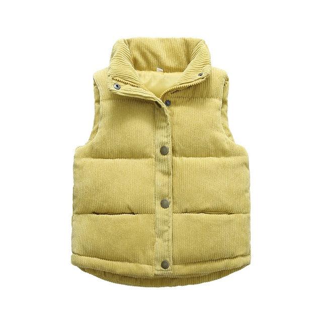 Kid Vest Winter Kids Vest Children Teens Cotton Jackets Vest For 3-10 Years Supplier - PrettyKid