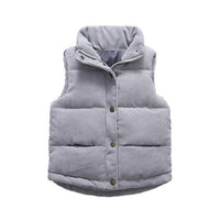 Kid Vest Winter Kids Vest Children Teens Cotton Jackets Vest For 3-10 Years Supplier - PrettyKid