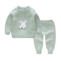 Trendy Winter Infant Boys Girls Sweaters Suit Boutique Knitted Baby Sets Wholesale - PrettyKid