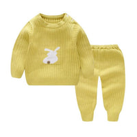 Trendy Winter Infant Boys Girls Sweaters Suit Boutique Knitted Baby Sets Wholesale - PrettyKid