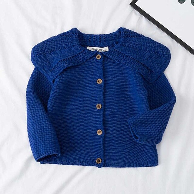 wholesale Baby girls Sweater trendy Jacket Baby Sweater Coat spring Winter Sweaters in bulk - PrettyKid