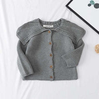 wholesale Baby girls Sweater trendy Jacket Baby Sweater Coat spring Winter Sweaters in bulk - PrettyKid