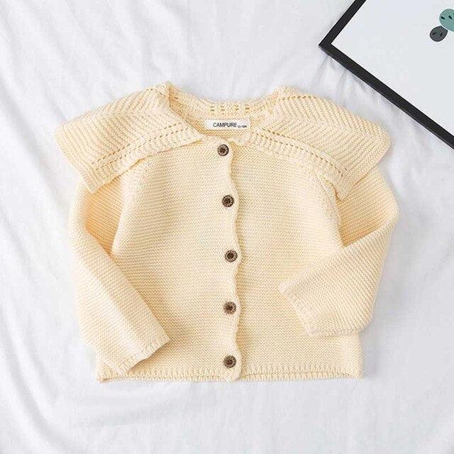 wholesale Baby girls Sweater trendy Jacket Baby Sweater Coat spring Winter Sweaters in bulk - PrettyKid