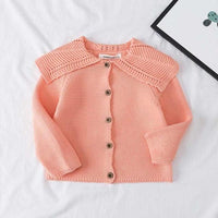 wholesale Baby girls Sweater trendy Jacket Baby Sweater Coat spring Winter Sweaters in bulk - PrettyKid